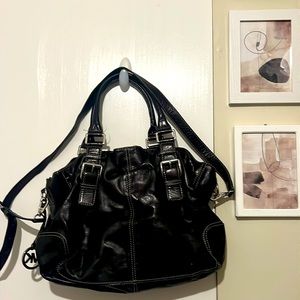 Michael Kors Leather Purse/Bag in Black